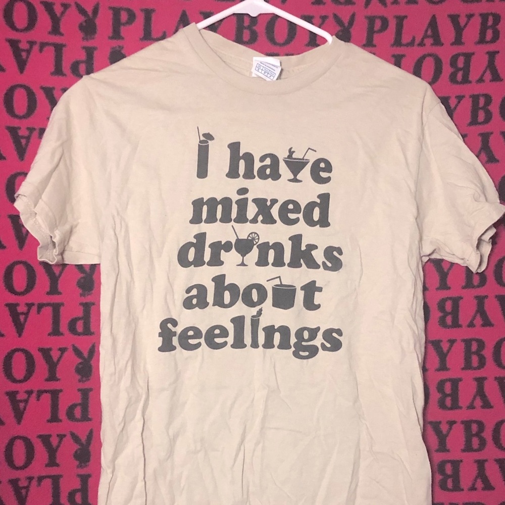 “mixed drinks” funny graphic tee